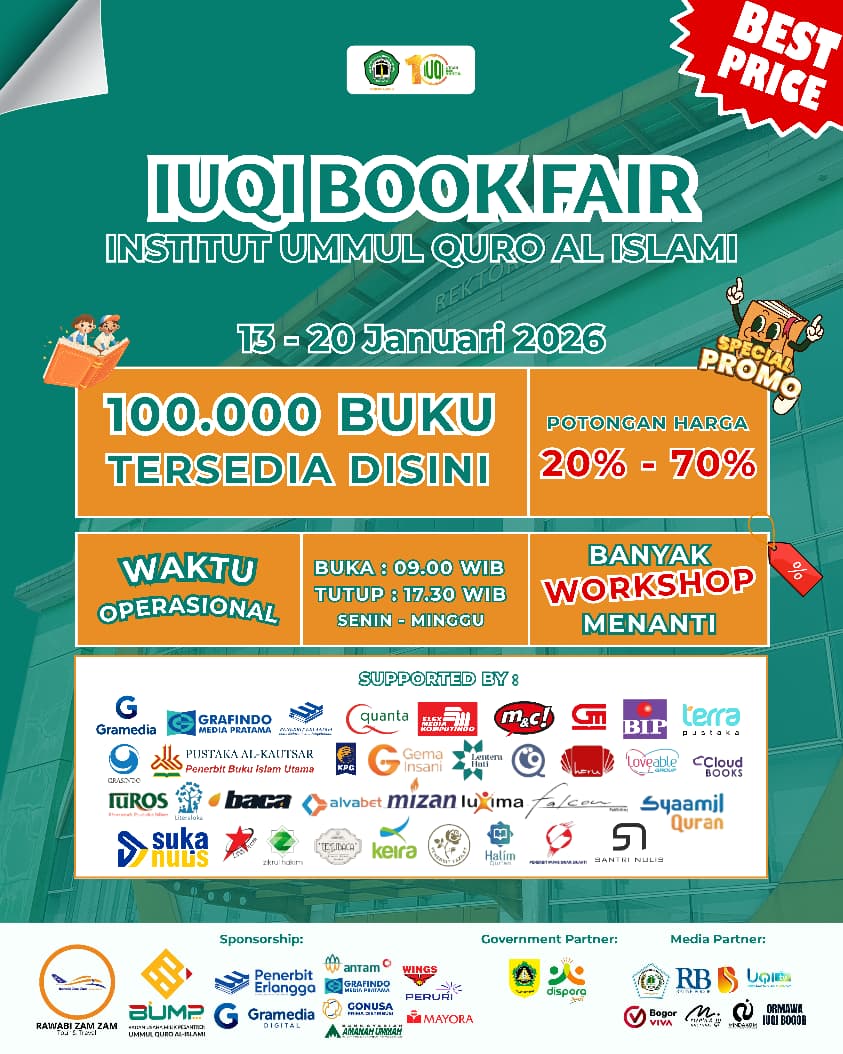 IUQI Book Fair 2026 Dorong Minat Baca di Tengah Tantangan Literasi Digital